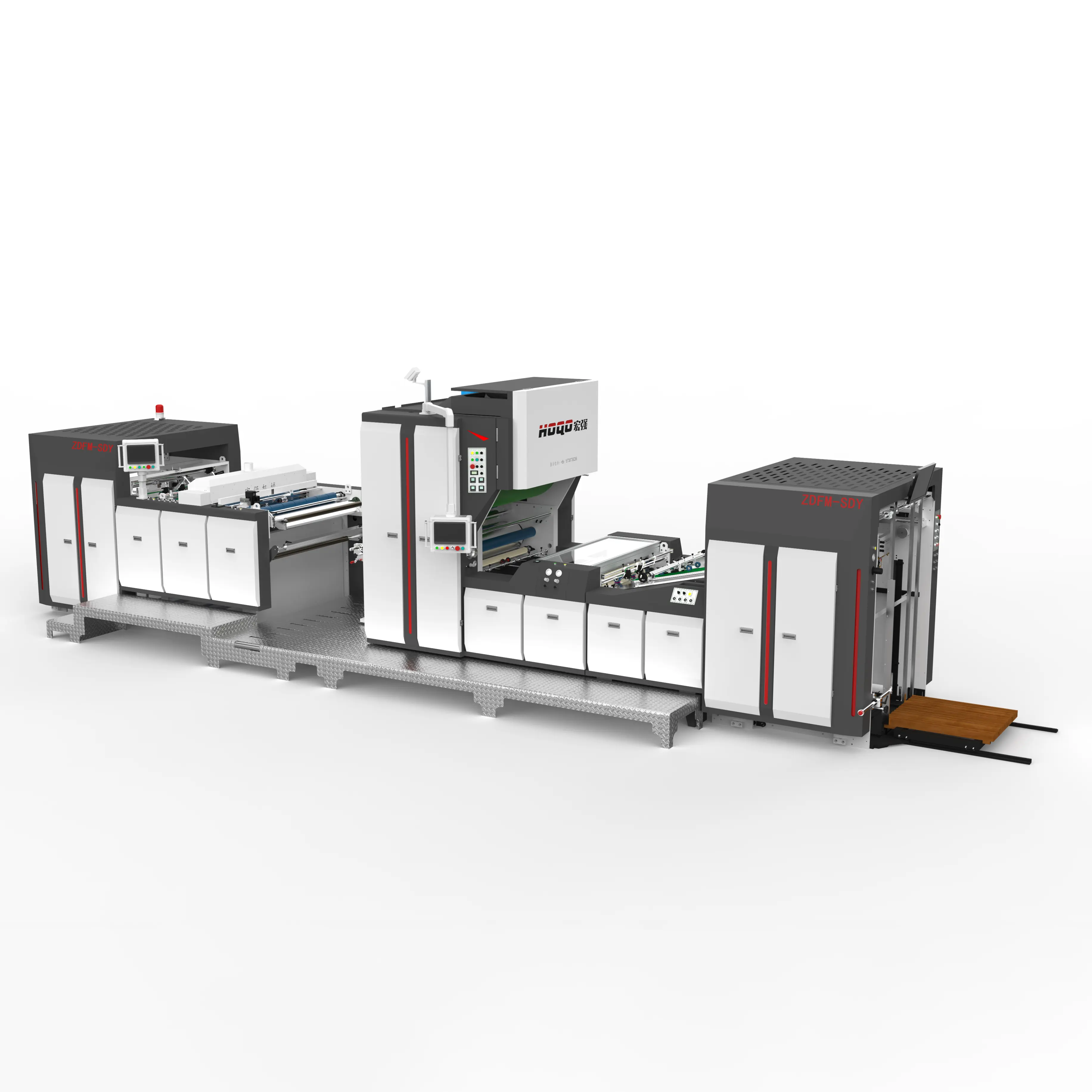 Intelligent Servo Hot Knife pulver-fjernelse lamineringsmaskine