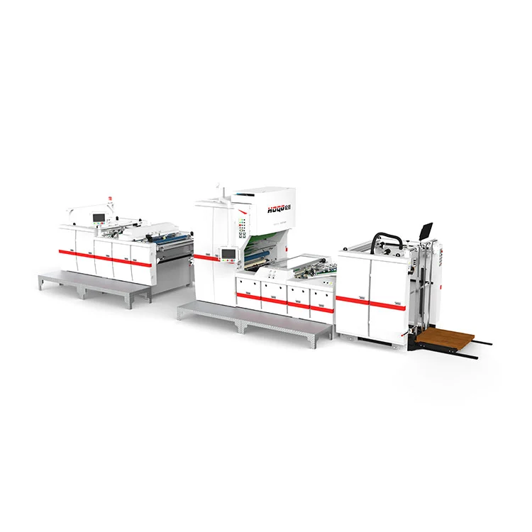 Intelligent Servo Hot Knife Pulver-Fjernelse Lamineringsmaskine
